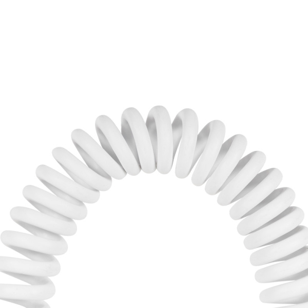 Шнур USB 3.1 Type-C (male)-USB 2.0 (male) витой 1,5 м белый