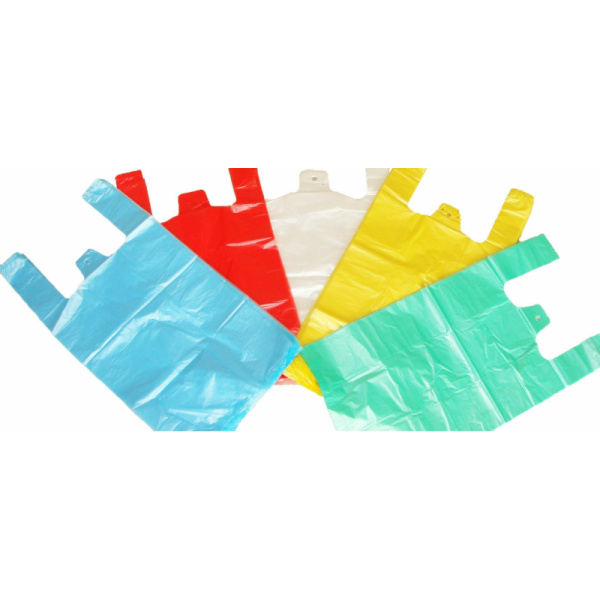 Пакет -майка ПНД 25+12х45 10 мкм 100шт./уп. цветной, 11732