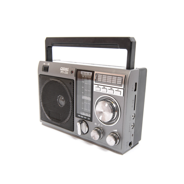 Радиоприемник "Сигнал РП-231", УКВ 64-108МГц, бат. 4*R20, 220V, USB/SD/AUX, светод.фон., 17841