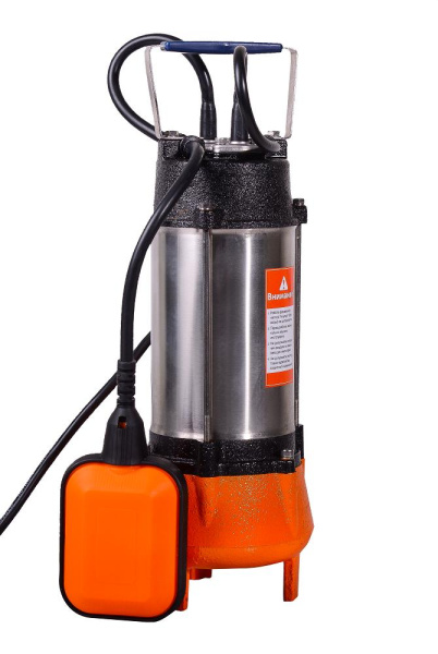 Фекальный насос ФН-250 Вихрь (9 м3/час, 1,25 дюйм, 250Вт, подъём 7,5 метров, диаметр частиц 27 мм), 68/5/1