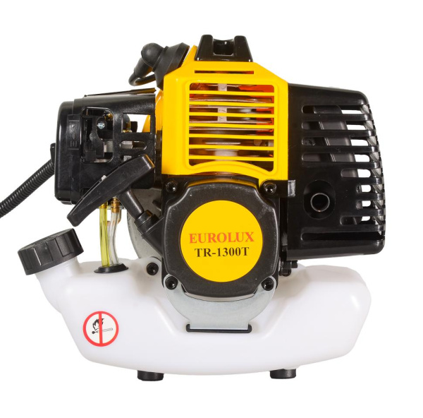 Бензиновый триммер TR-1300T Eurolux (2-х тактный, 1800Вт, Леска/нож, бензин АИ-92 + Масло, 6 кг), 70/2/16