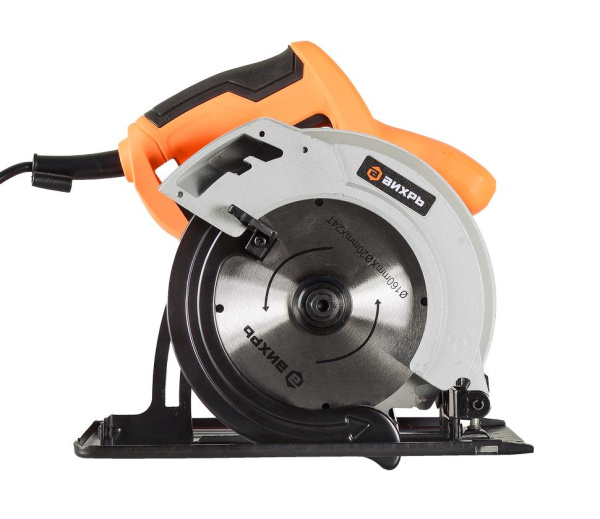 Дисковая пила ВИХРЬ ДП-160/1300, 1300Вт, 72/11/4