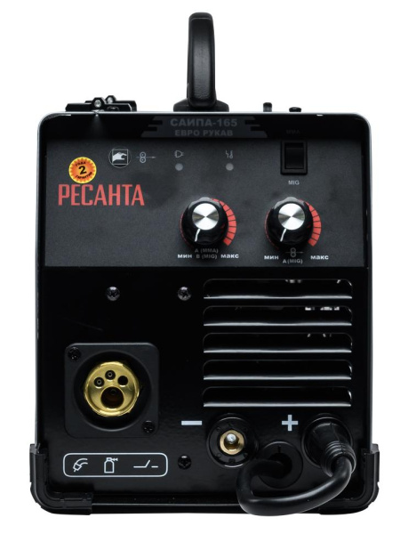 Сварочный полуавтомат САИПА-165 Евро рукав (MIG/MAG) Ресанта, шт, 65/95