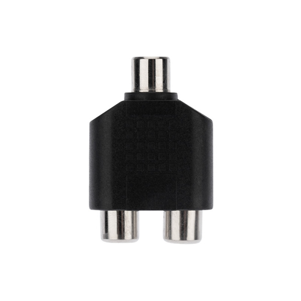 ПЕРЕХОДНИК  1x гнездо RCA  <-->  2x гнездо RCA  REXANT