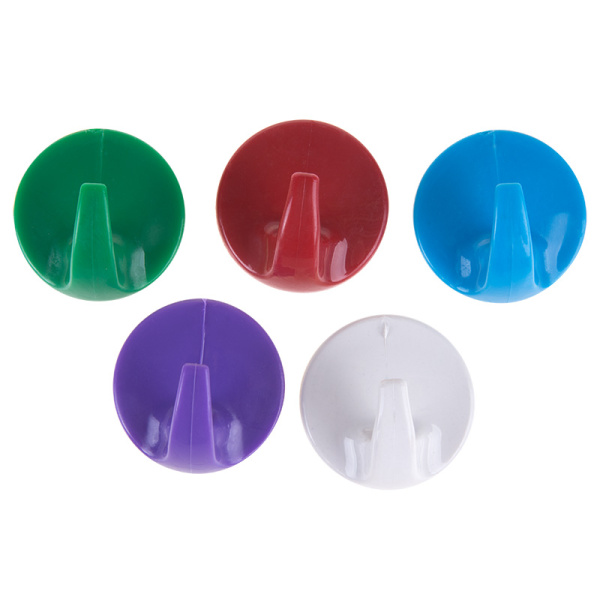 Крючок настенный, круглый-малый, самоклеющийся, 5 шт. , PROconnect