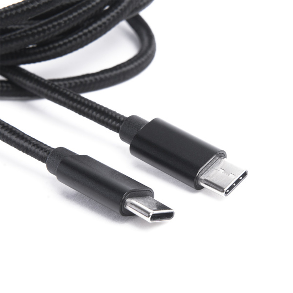 Шнур USB Type-C 3.1 - USB Type-C 3.1, 1 м (шт/шт), черный, Атом, (БЫСТРАЯ ЗАРЯДКА), 31027