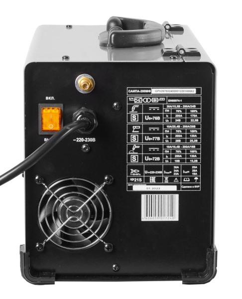 Сварочный полуавтомат многофункциональный САИПА-190МФ (MIG/MAG/TIG) Ресанта