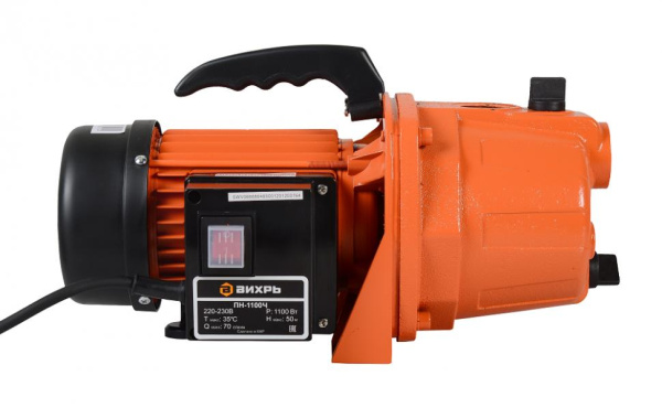 Поверхностный насос ПН-1100Ч Вихрь, 68/4/6