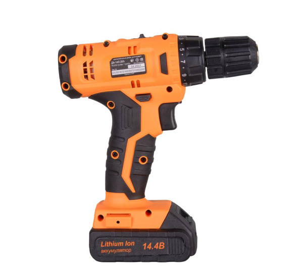 АКЦИЯ! Дрель-шуруповерт аккумуляторная ДА-14Л-2KА (ДА-14Л-2K) (1,5 А/ч) Вихрь, 72/14/20