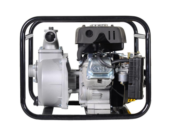 Мотопомпа "HUTER" MP-40 (300л/мин, 2,8л.с.) ЧИСТАЯ ВОДА, высота напора 30 метров, 16кг.