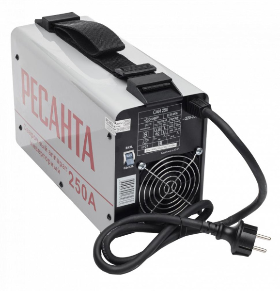 Сварочный инвертор РЕСАНТА САИ 250, 250А, 65/6