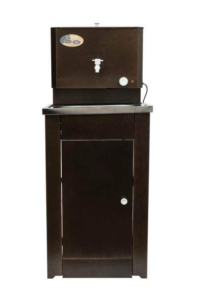 Умывальник дачный КОМФОРТ, с подогревом, нержавеющая мойка, цвет медь , шт, 74/4/7