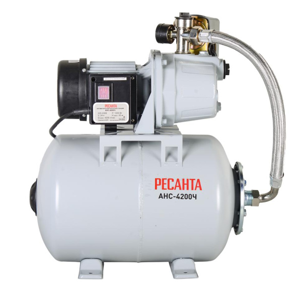 Автономная насосная станция АНС-4200Ч  24 литра, 1200Вт (датчик сухого хода), Ресанта, 77/1/6