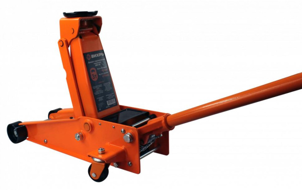 АКЦИЯ! Домкрат гидравлический подкатной ДМК-3Б (3 т, 115-470 мм, быстрый подъём) Вихрь, 73/5/4/3