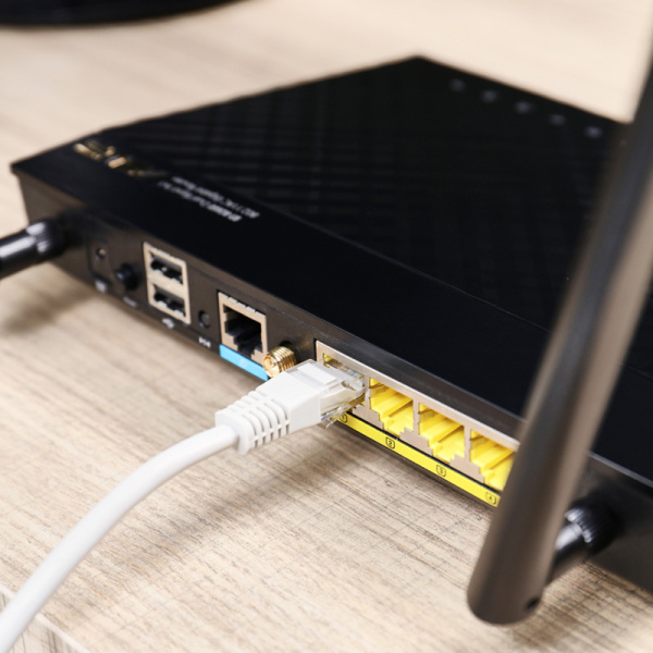 Патч-корд UTP 5e кат. литой 25М СЕРЫЙ REXANT