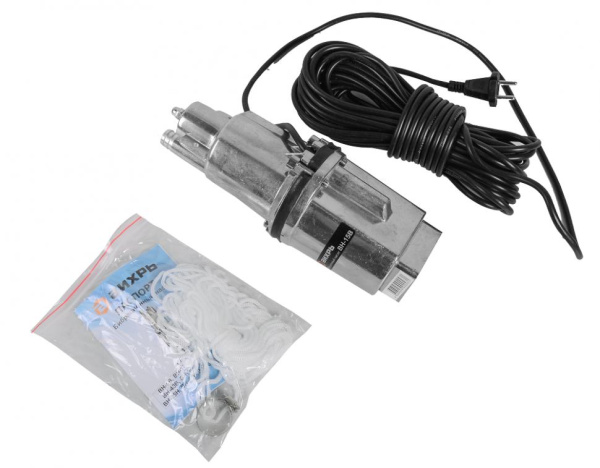 Вибрационный насос "ВИХРЬ" ВН-15В (верхний забор) 280Вт, 18л/мин, высота подъёма 72 м, шнур 15 м, 68/8/2