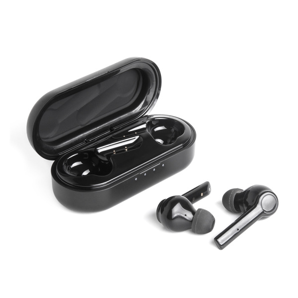 Наушники беспров. внутриканальные АТОМ-E1, Bt 5.0, раб.до 5ч, ф-ция гарнитуры, на ножке, кейс, Atom, 14114