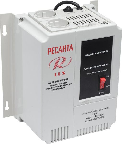 Стабилизатор LUX РЕСАНТА АСН-1000Н/1-Ц, 63/6/14