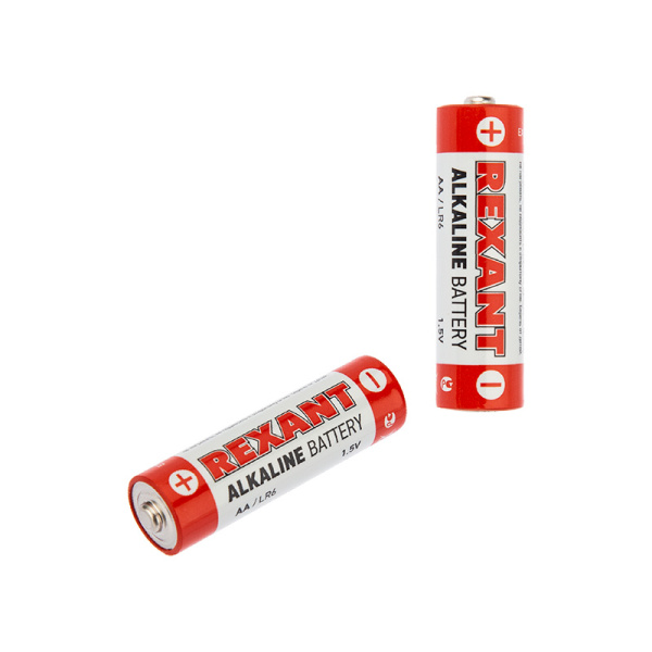 Алкалиновая батарейка AA/LR6 "REXANT" 1,5 V 2700 mAh
