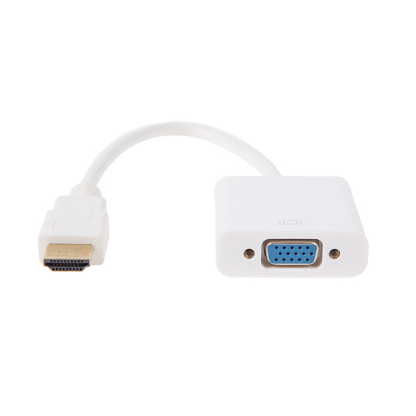 Переходник штекер HDMI - гнездо VGA, провод + шнур стерео 3,5 мм  REXANT