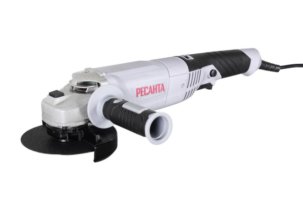 Углошлифовальная машина УШМ-125/1400Э Ресанта (плавная регулировка скорости), ( болгарка ), 75/12/5