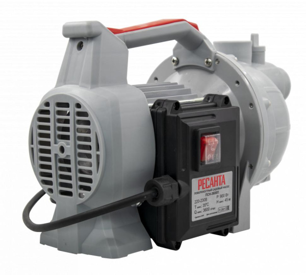 SALE! Поверхностный насос ПСН-3600П Ресанта, шт, 77/4/4