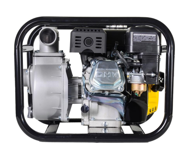 Мотопомпа "HUTER" MP-50 (600л/мин, 5,5л.с.) ЧИСТАЯ ВОДА, высота напора 32 метра, 23 кг.