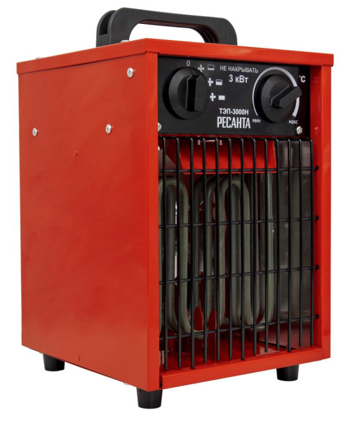 Пушка тепловая электрическая "РЕСАНТА" ТЭП-3000Н (1500/3000Вт) компактная