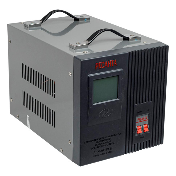 Стабилизатор напряжения "РЕСАНТА" АСН- 5000/1-Ц Вход 140-260В (5000Вт)
