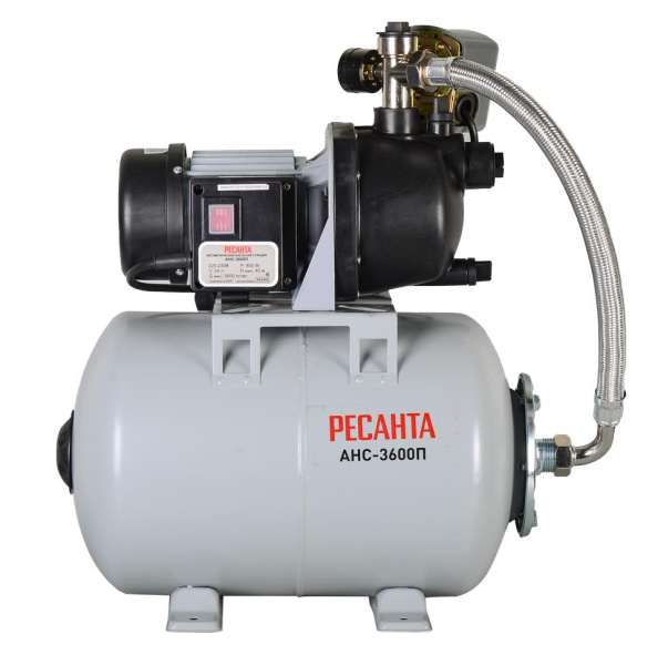Автономная насосная станция АНС-3600П 24 литра, 800Вт (датчик сухого хода), Ресанта, 77/1/1