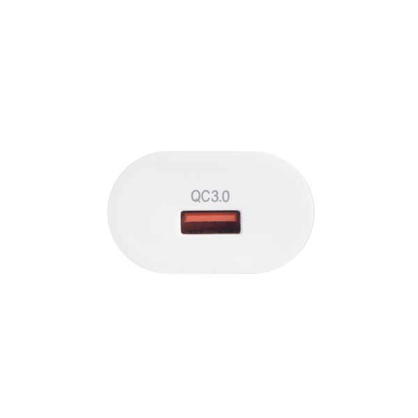 Блок питания [ETL-QC3A] 18Вт, QC3.0, Delta+, цв. коробка, белый, (БЫСТРАЯ ЗАРЯДКА), 30233