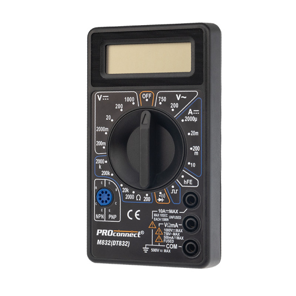 Портативный мультиметр M832(DT832) Proconnect