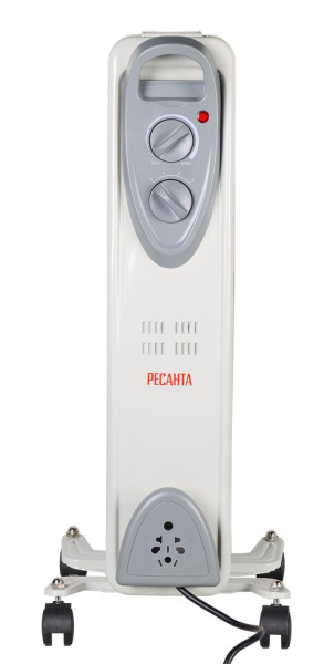 Масляный радиатор ОМ- 5Н (1 кВт) Ресанта, 67/3/6