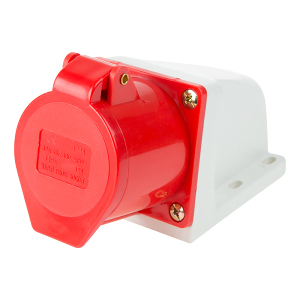 Розетка 124 стационарная 3Р+РЕ  32А  380В  IP44 REXANT