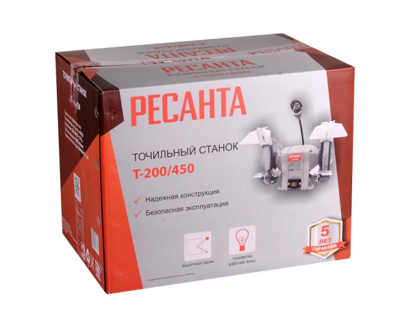 Точильный станок Т-200/450 Ресанта, 75/7/3