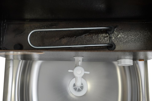 Умывальник дачный КОМФОРТ, с подогревом, нержавеющая мойка, цвет медь , шт, 74/4/7