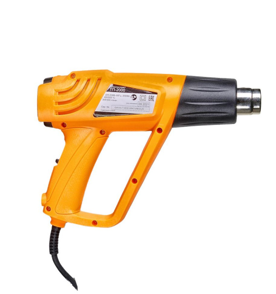 Термопистолет (ФЕН) "ВИХРЬ" ТП-2000, два режима, кейс, 72/2/1