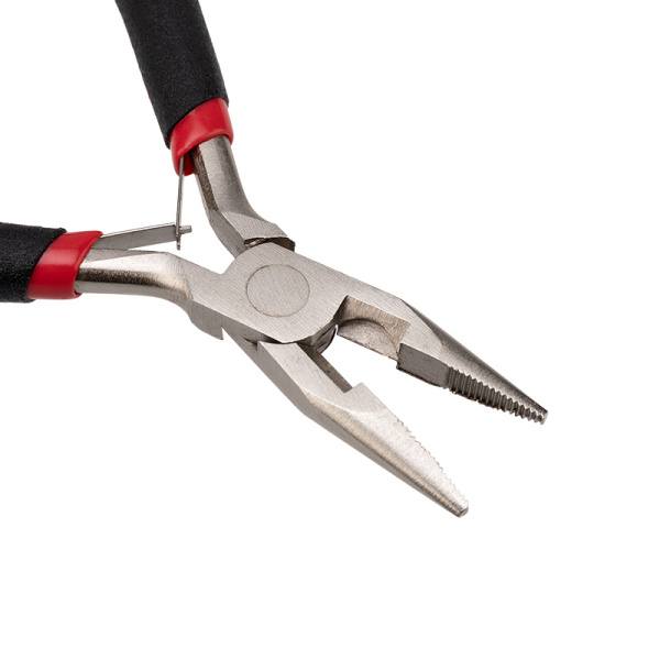 Тонкогубцы REXANT мини 120 мм никелированные, авторазжим, обливные рукоятки