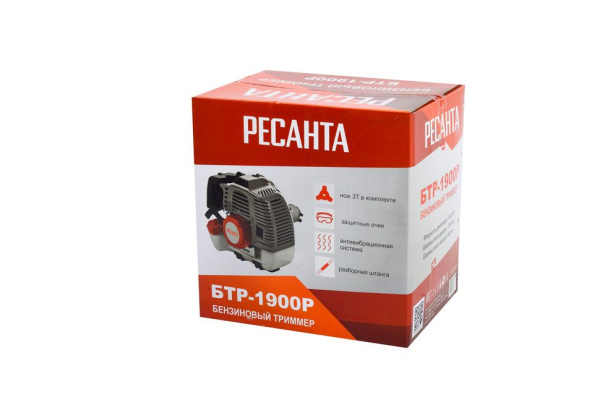 Бензиновый триммер БТР-1900Р Ресанта, (с антивибрационной системой), 70/2/38