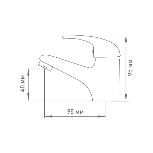 Смеситель для умывальника Mix&Fix JOTA 4403 одноручный, Чехия, тов-114488
