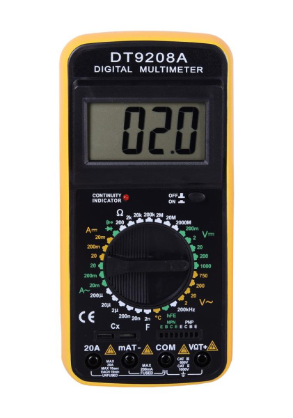 Мультиметр РЕСАНТА DT 9208A,  61/10/507