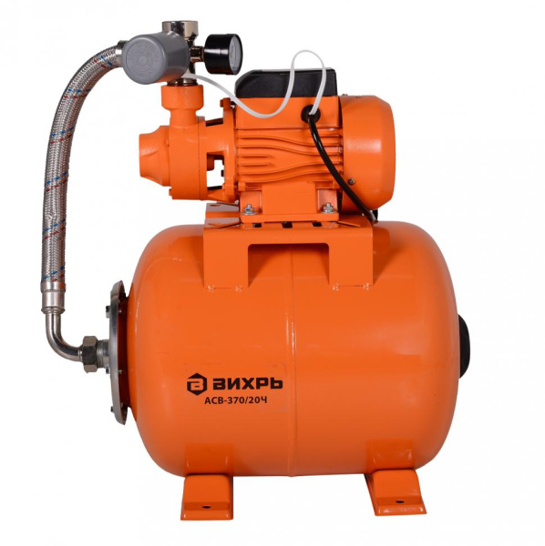 Насосная станция водоснабжения "ВИХРЬ" АСВ-370/20 Ч (Чугун), 68/1/10