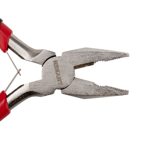 Плоскогубцы REXANT Мини 120 мм никелированные, авторазжим, обливные рукоятки