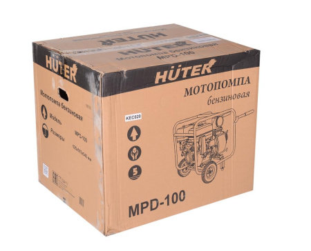 Мотопомпа MPD-100 Huter, шт, 70/11/6