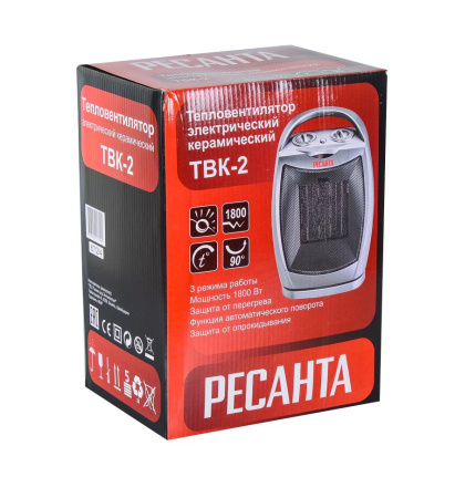 Тепловентилятор ТВК-2 Ресанта (1,8 кВт), 67/2/4