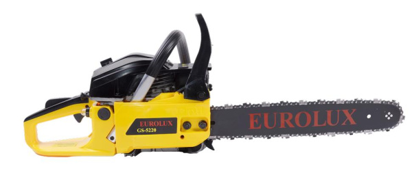 Бензопила GS-5220 Eurolux, шина 50.5см, 2800Вт, 70/6/8