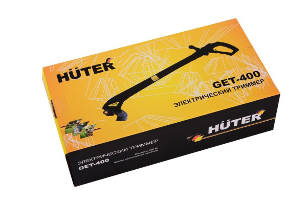 Электрический триммер "HUTER" GET-400, 220В, 350Вт, диаметр лески 1.2 мм, 70/1/4