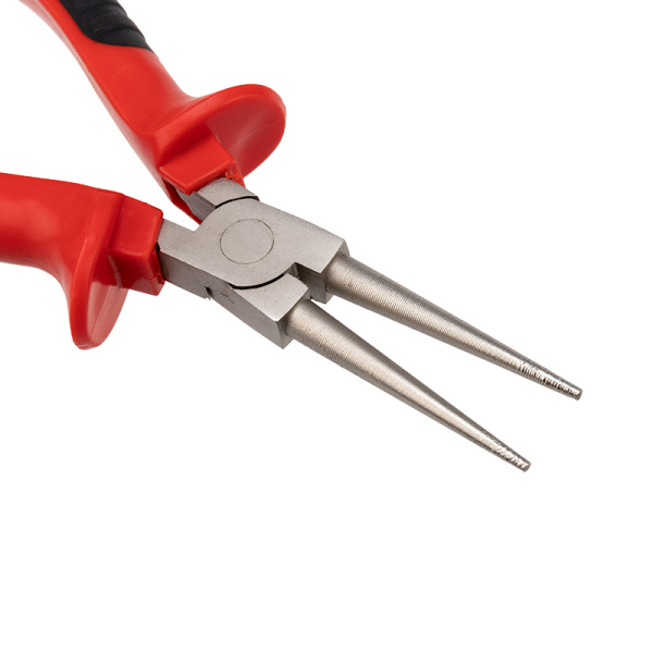 Круглогубцы REXANT 160 мм никелированные, двухкомпонентные рукоятки