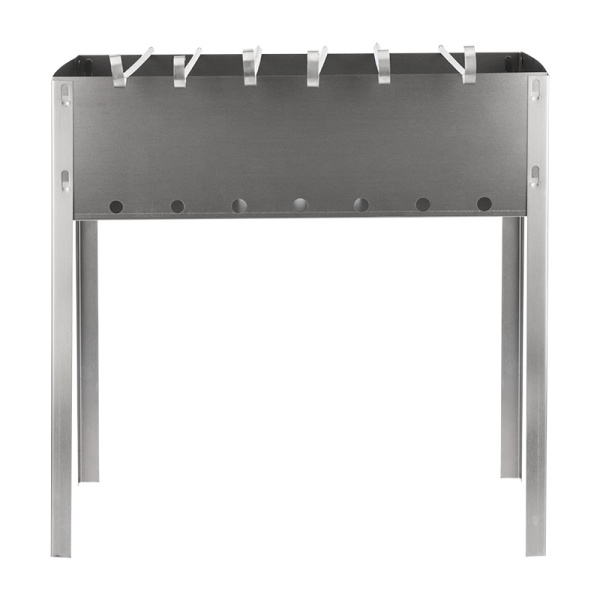 Мангал сборный "ЭКОНОМ" в пленке с шампурами СОКОЛ