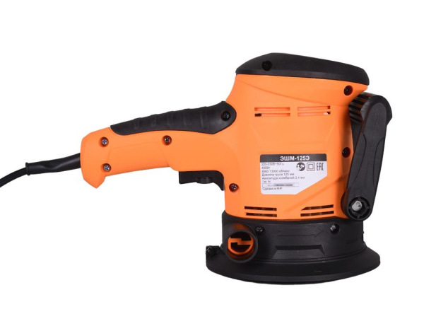 Эксцентриковая шлифовальная машина "ВИХРЬ" ЭШМ-125Э, 125мм, 450Вт, 72/6/5